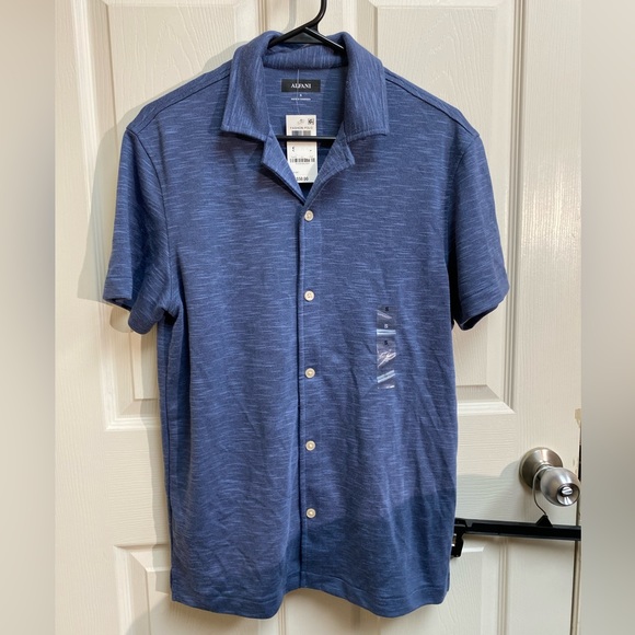 Alfani Other - NWT Alfani Blue Button Down Shirt Size Small